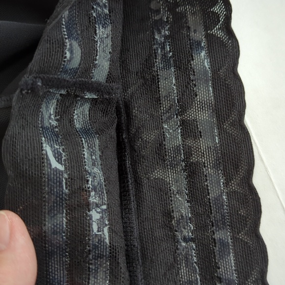 Shaperx Tummy Control Full Body Compression Shapewear MEDIUM Black Lace Floral - Picture 9 of 13